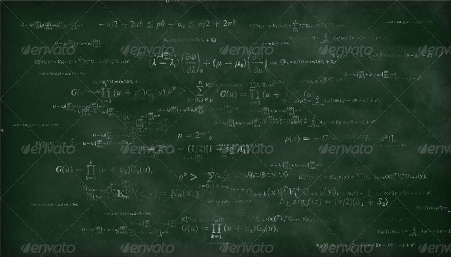 Math Formulas Chalkboard Backgrounds by CRIScx22 | GraphicRiver